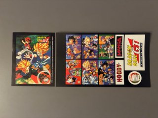 Lote promocional Dragon Ball GT 1996 /Anime Vídeo