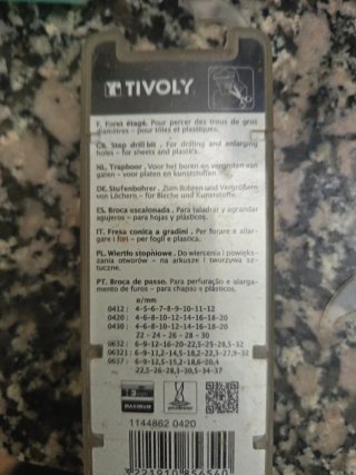 Broca Escalonada Tivoly