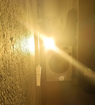 Portalámparas de pared grande