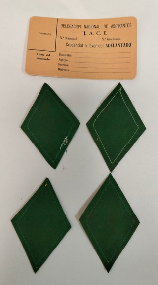 Antiguas Insignias J.A.C.E. y Credencial