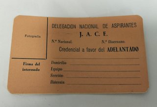 Antiguas Insignias J.A.C.E. y Credencial