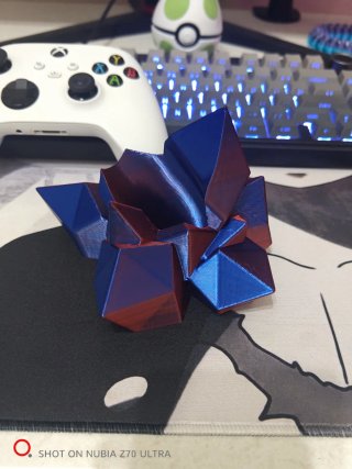 Suporte Comando Xbox Cristal Muda Cor Novo