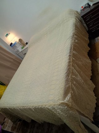 Colcha ganchillo 135cm