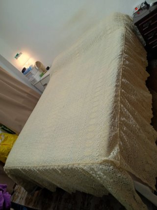 Colcha ganchillo 135cm