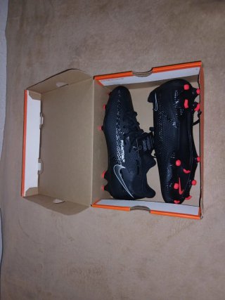 Botas Nike Phantom GT Negras Rojas n 40