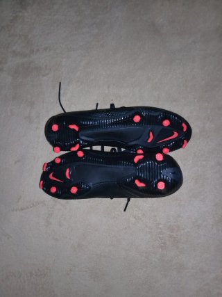 Botas Nike Phantom GT Negras Rojas n 40