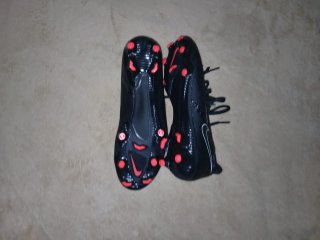 Botas Nike Phantom GT Negras Rojas n 40