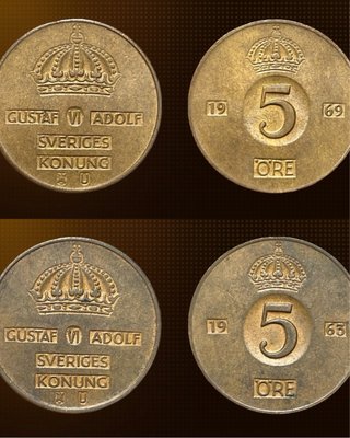 🇸🇪 Svezia 🇸🇪 Lotto di monete