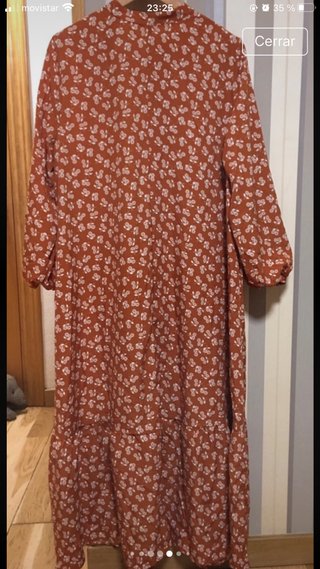 Vestido largo estampado floral