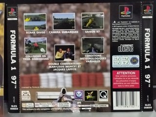 Formula 1 97 PS1 PSX PSONE PLAYSTATION PAL