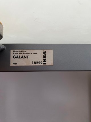 Mesa escritorio cristal templado IKEA