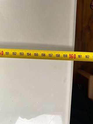 Mesa escritorio cristal templado IKEA