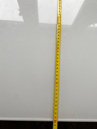 Mesa escritorio cristal templado IKEA