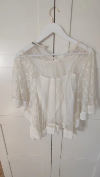 Blusa Zara Vintage Encaje