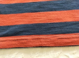 Camiseta Quiksilver Rayas Naranja y Azul