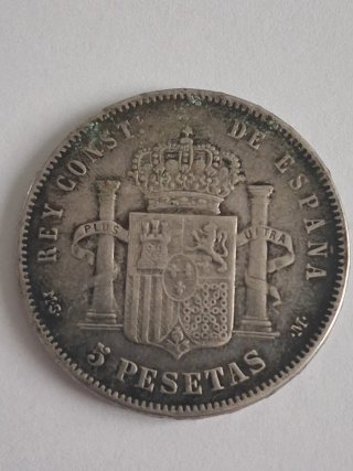 2 Monete d'Argento Alfonso XII e XIII