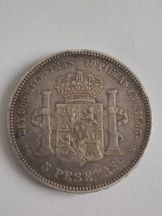 2 Monete d'Argento Alfonso XII e XIII