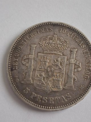 2 Monete d'Argento Alfonso XII e XIII