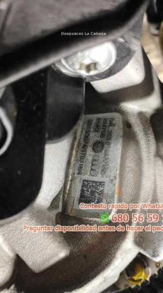 Motor completo audi deua a4 2.0 tdi cab Ref:051979