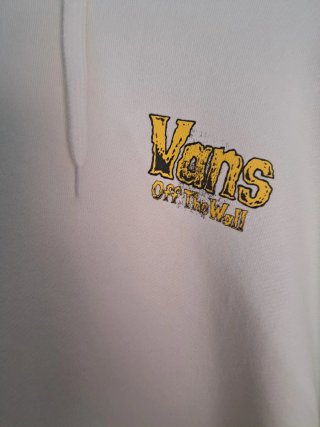 Sudadera Vans Hombre Blanca loose fit