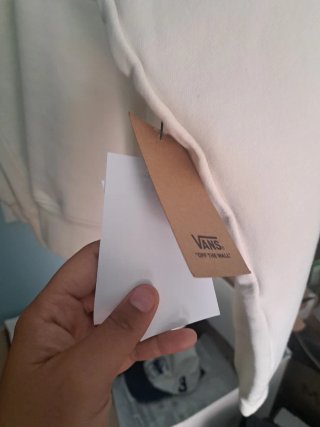 Sudadera Vans Hombre Blanca loose fit
