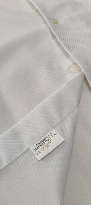Camisa de vestir SARMIENTO blanca talla L
