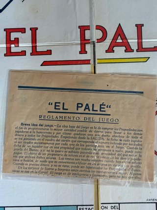 Juego de Mesa El Palé Antiguo Completo