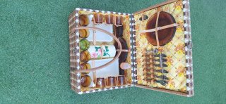 Cesta de picnic vintage