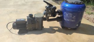 Equipo de filtrado piscina (bomba y filtro)