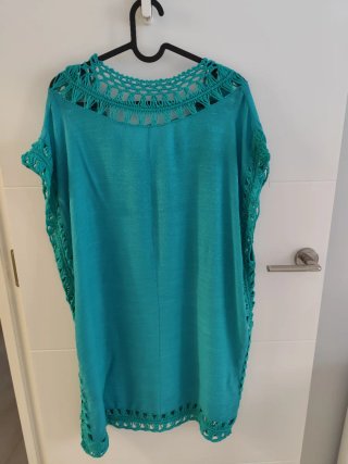 Vestido playa crochet talla única