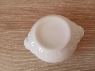 Salsera pequeña vintage cabeza de león