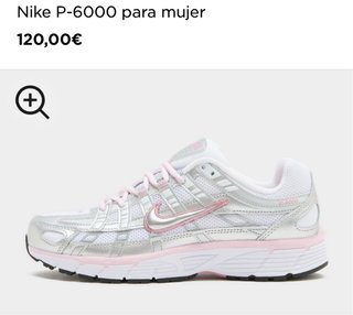 Nike P-6000 mujer plata/blanco