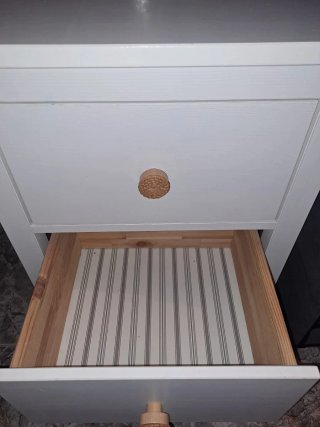Mesitas de noche Ikea Hemnes blanca (2 unidades)