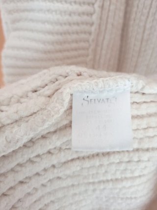 Cárdigan Selvatgi Blanco de lana