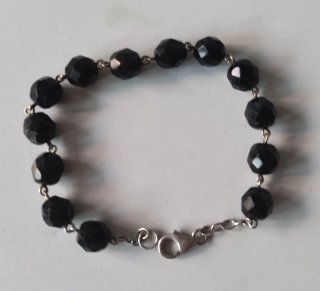 Conjunto Plata de Ley: Pulsera y Pendientes Onix