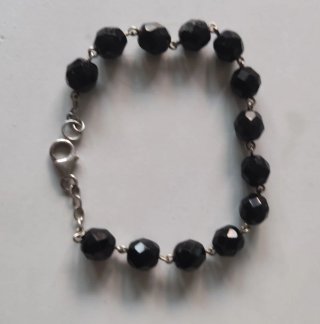 Conjunto Plata de Ley: Pulsera y Pendientes Onix