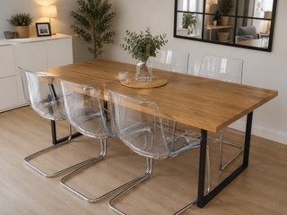 Pack 6 Sillas Transparentes Modernas