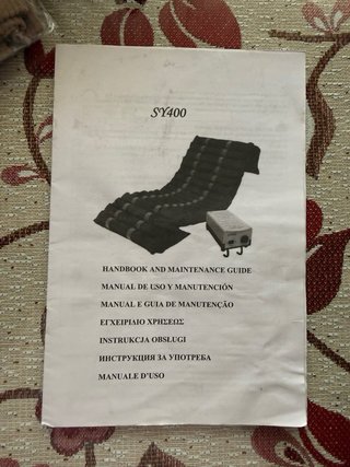 Colchón antiescaras tubular con compresor