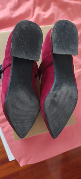 Zapatos Palazzo Ante Granate Talla 40