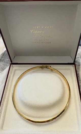 Pulsera dorada mujer