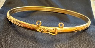 Pulsera dorada mujer