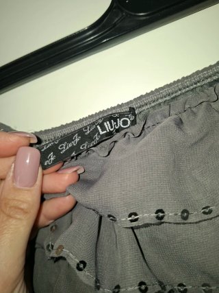 Vestito Liu Jo grigio con rouches
