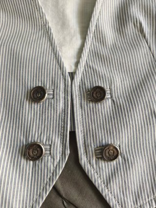 Chaleco Massimo Dutti Talla S Rayas