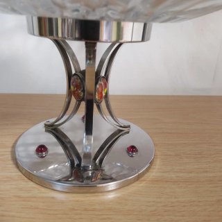 Centro de mesa frutero cristal artesanal
