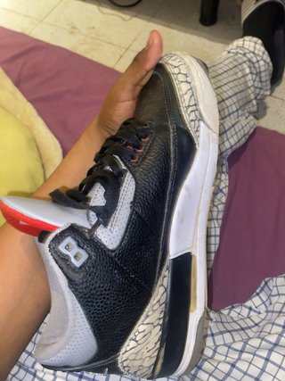 Jordan 3 Negro/Blanco