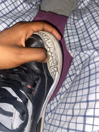 Jordan 3 Negro/Blanco