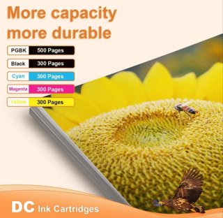 9 Cartuchos Tinta D&C 526 Cyan/Magenta/Yellow XXL