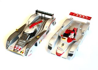 SLOT.IT - CARROCERIAS AUDI R8 + LOLA ASTON MARTIN