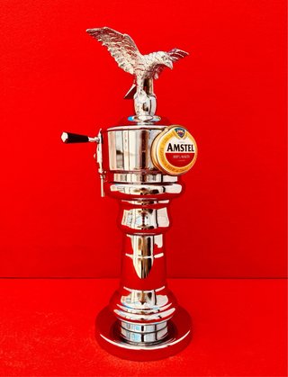 GRIFO CERVEZA EL AGUILA / ACERO CROMADO / AÑOS 90