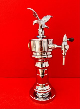 GRIFO CERVEZA EL AGUILA / ACERO CROMADO / AÑOS 90